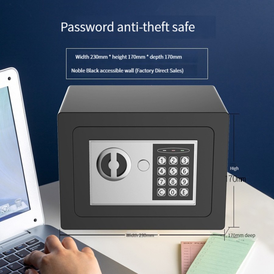 Home Security Gun - Dijital kasa güvenlik para tabancası elektronik
