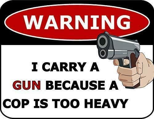 Home Security Gun - Metal Alüminyum Levha Tabela Uyarısı: Silah