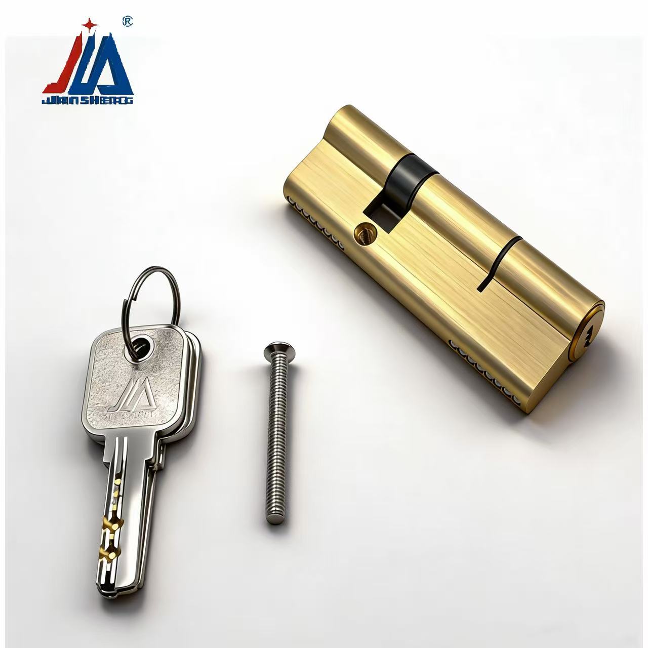 Home Security Doors - Masif Pirinç Kapı Kilidi Silindiri Anti-Pick