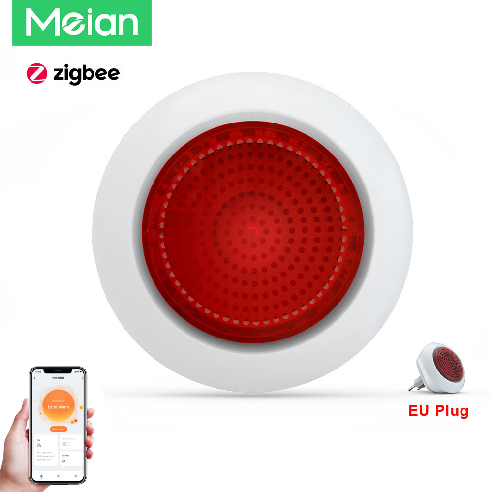 Home Security Product - Meian Flaş Sesli Siren Alarmı Tuya