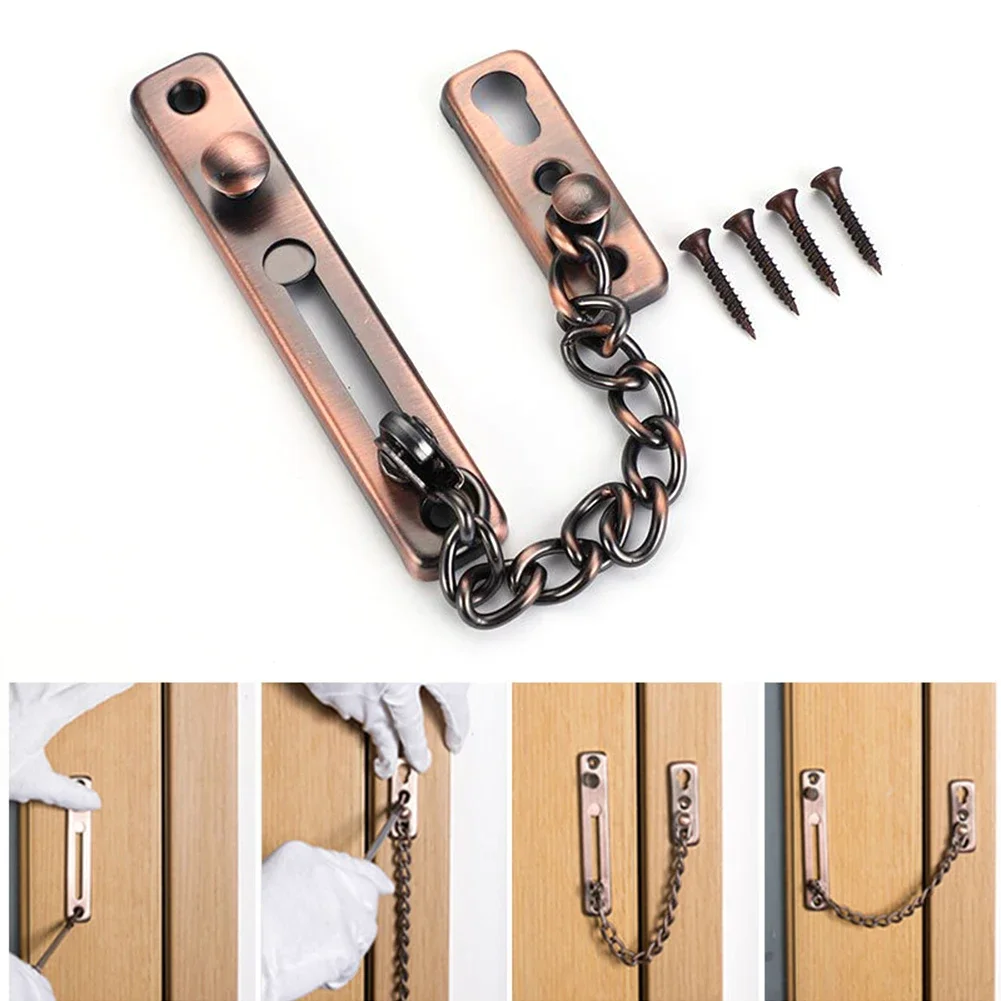 Home Security Essential - Kapı Zinciri Kilitli Kapı Kilidi Cıvata