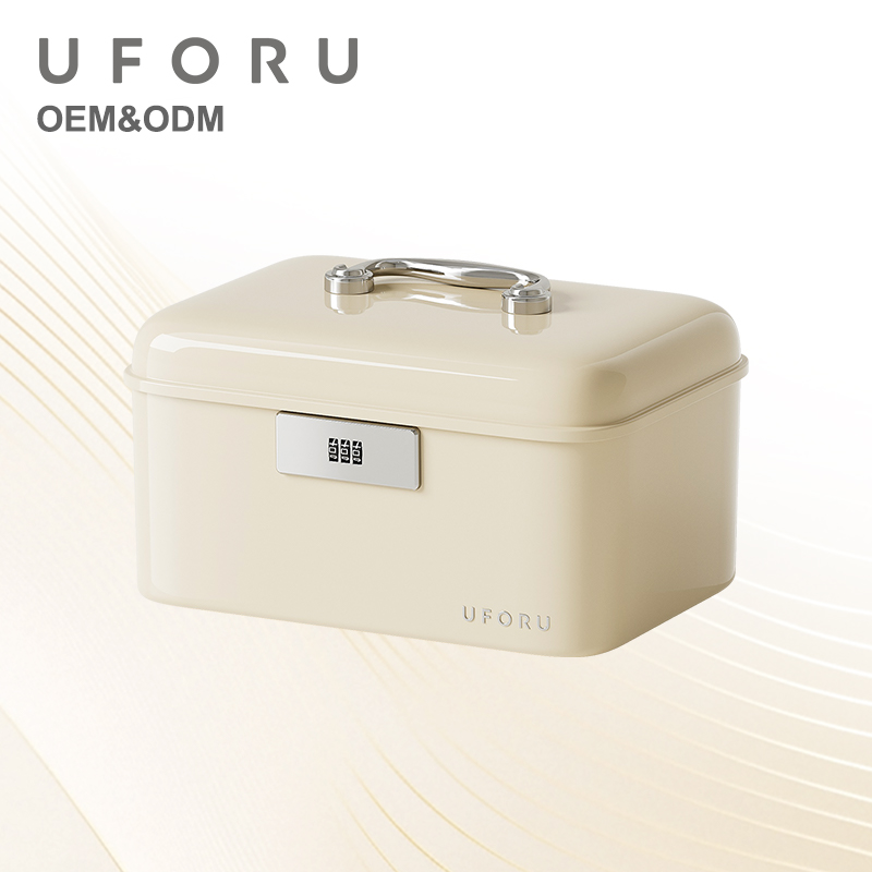 Home Security Box - UFORU Saplı Kilitlenebilir Saklama Kutusu, Çift