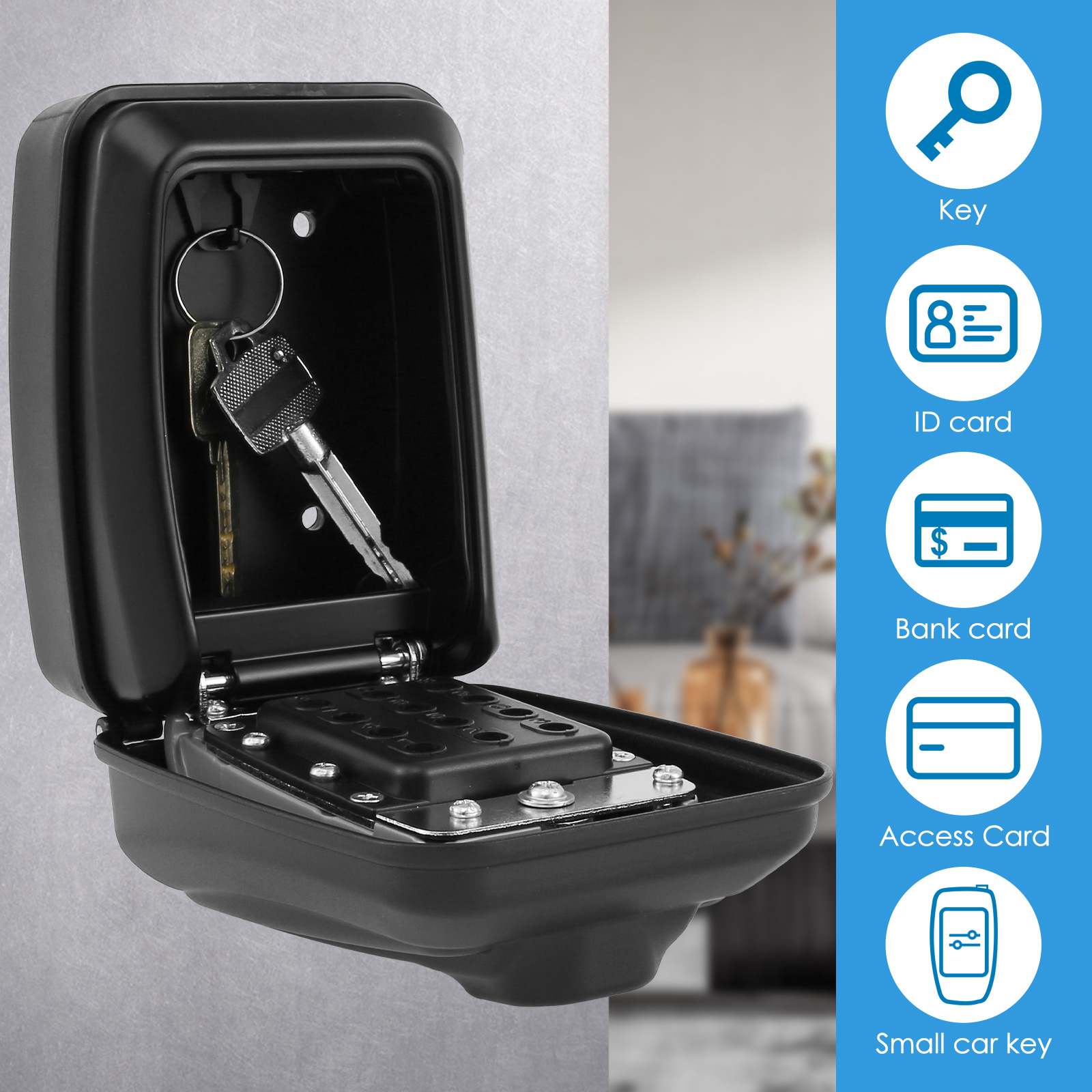 Tuş Kilidi Kutusu Duvara Monte - Home Security Essential incelemesi ve fiyatı