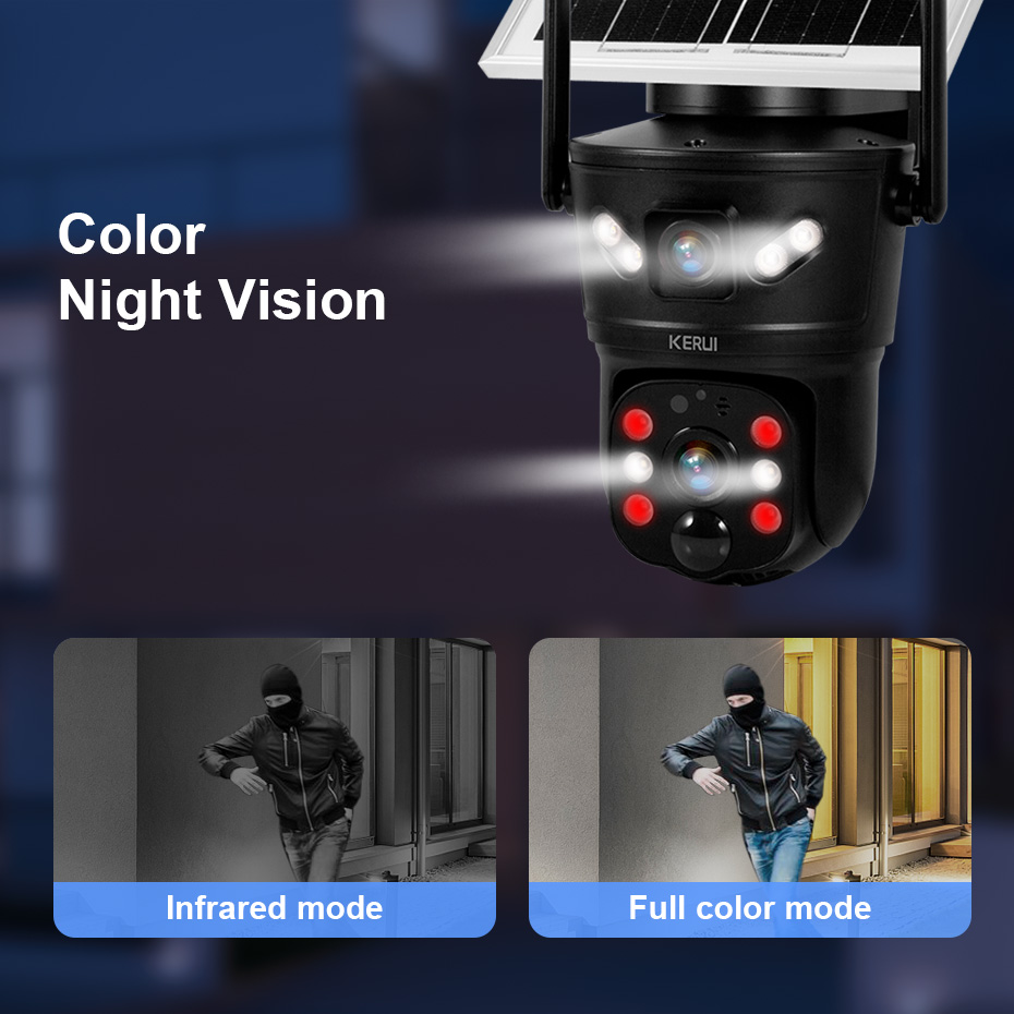 KERUI 6MP 4G SIM WiFi Güneş En - Home Security Product incelemesi ve fiyatı