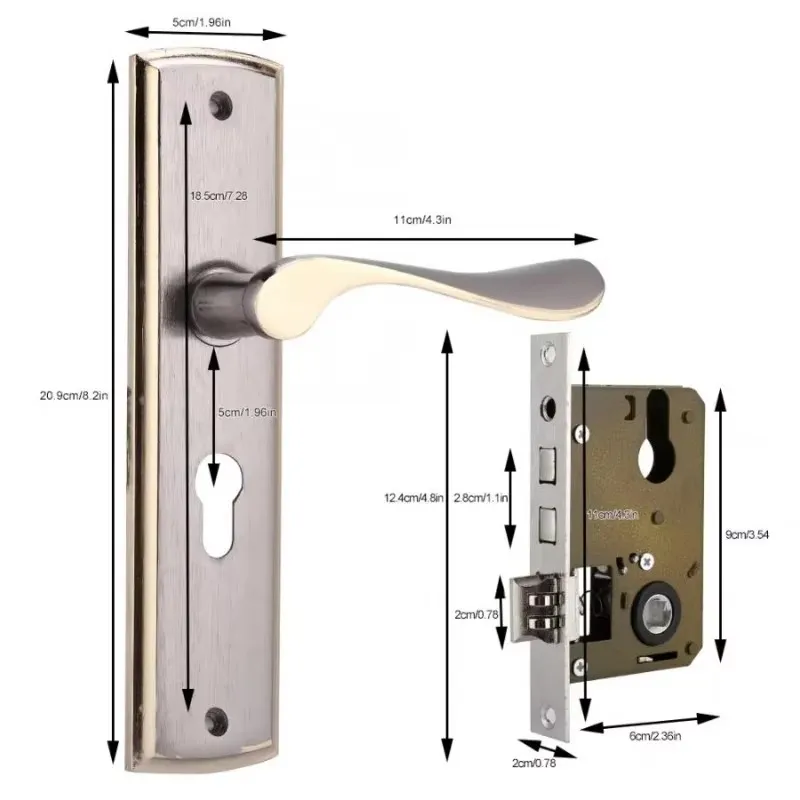 Altın kapı kolu kilidi sessiz  - Home Security Essential incelemesi ve fiyatı