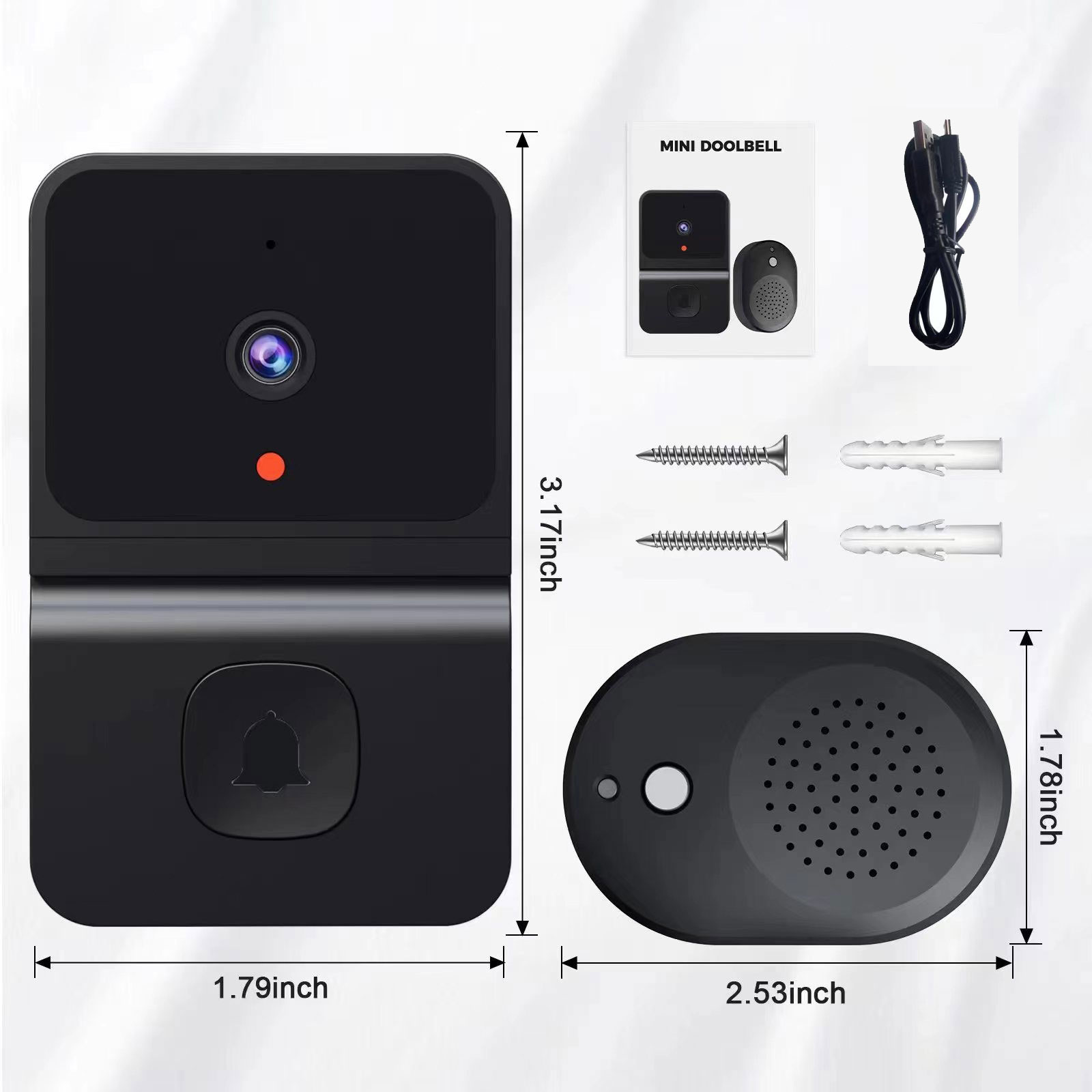 WiFi Video kapı zili akıllı ev - Home Security Ring Camera incelemesi ve fiyatı