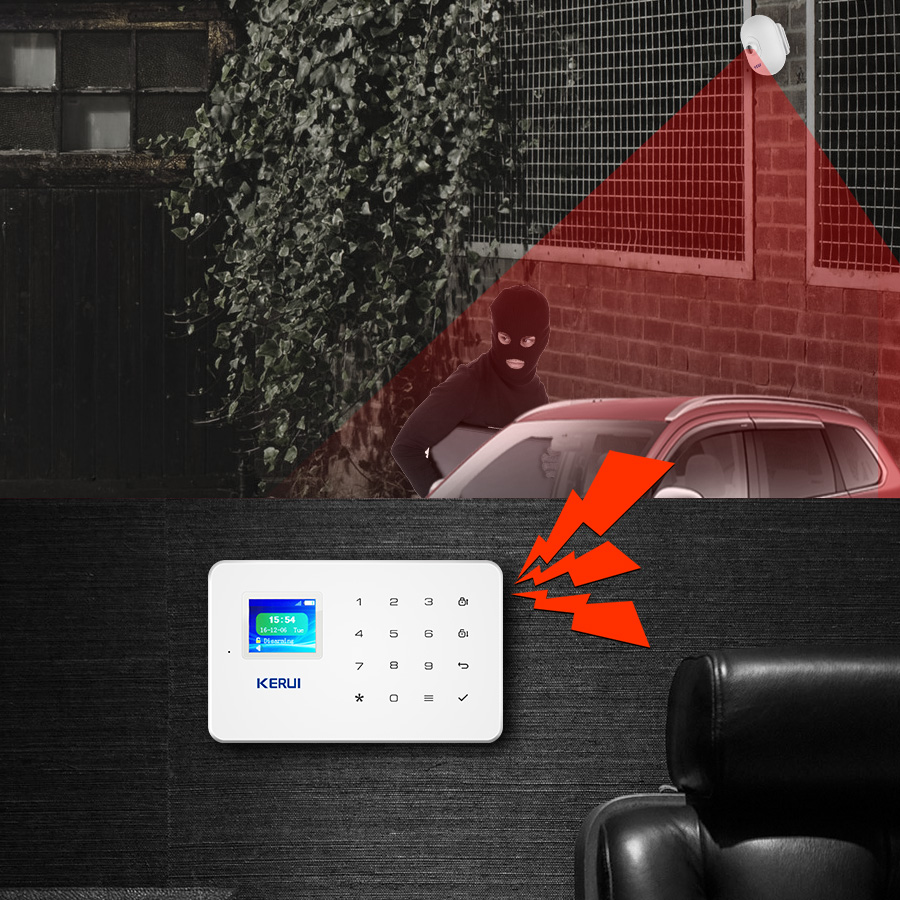 KERUI P861 Açık Su Geçirmez PI - Home Security Product incelemesi ve fiyatı