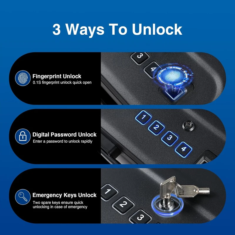 Gizli Taşınabilir Tabanca Kasa - Home Security Gun incelemesi ve fiyatı