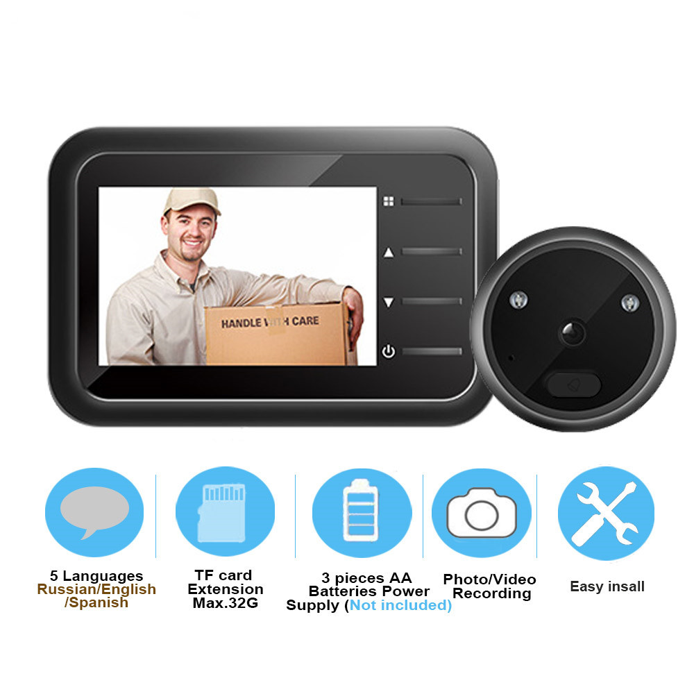 Video Gözetleme Deliği Kapı Zi - Home Security Ring Camera incelemesi ve fiyatı