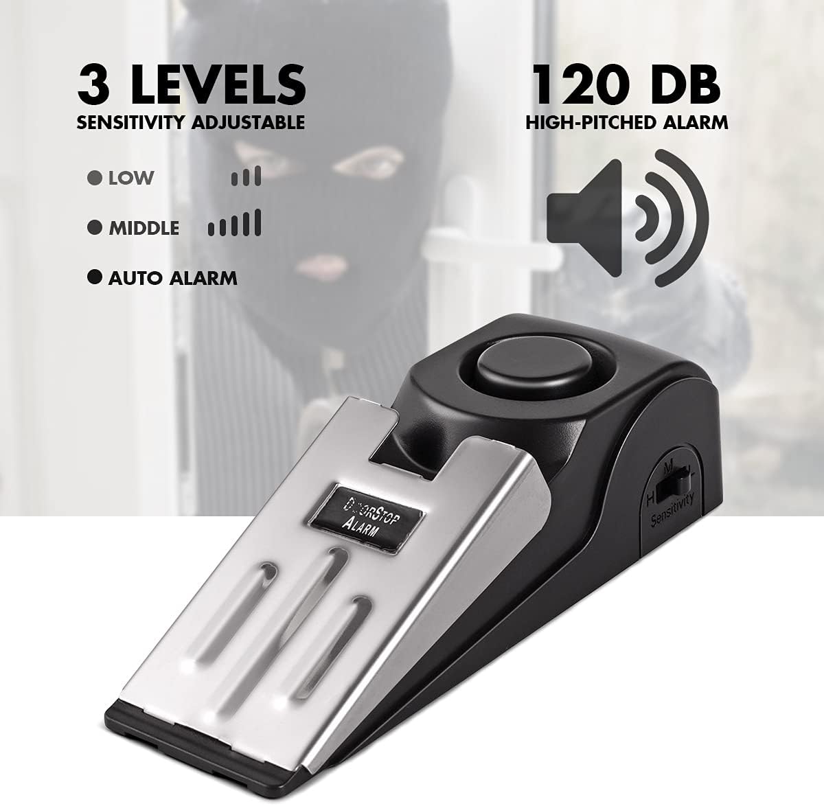 Kapı Durdurma Alarmı, 120DB Gü - Home Security For Apartments incelemesi ve fiyatı