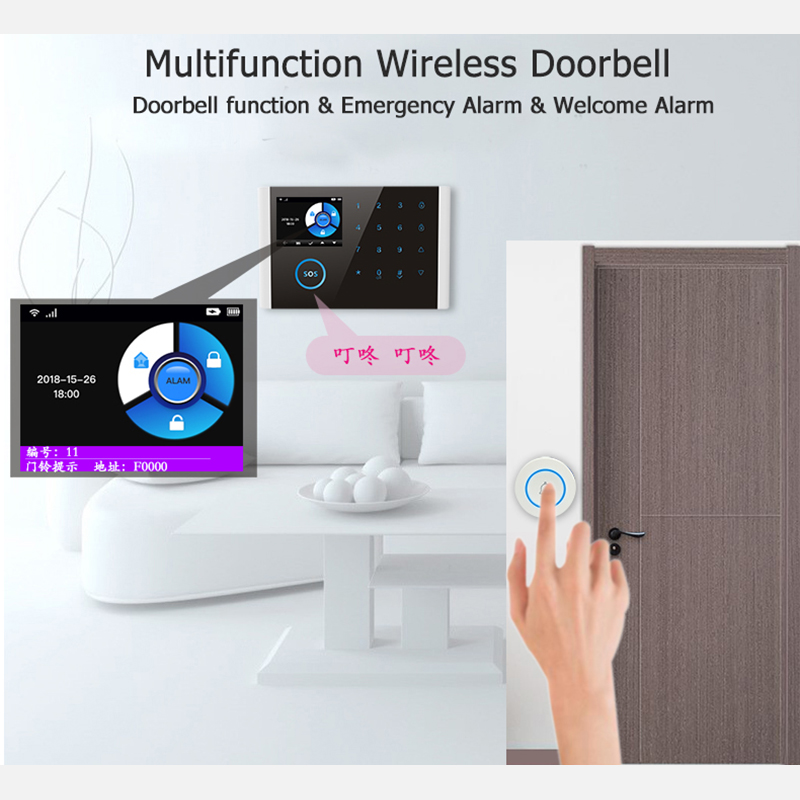 Yeni 433 MHz Kablosuz Kapı Zil - Home Security Essential incelemesi ve fiyatı