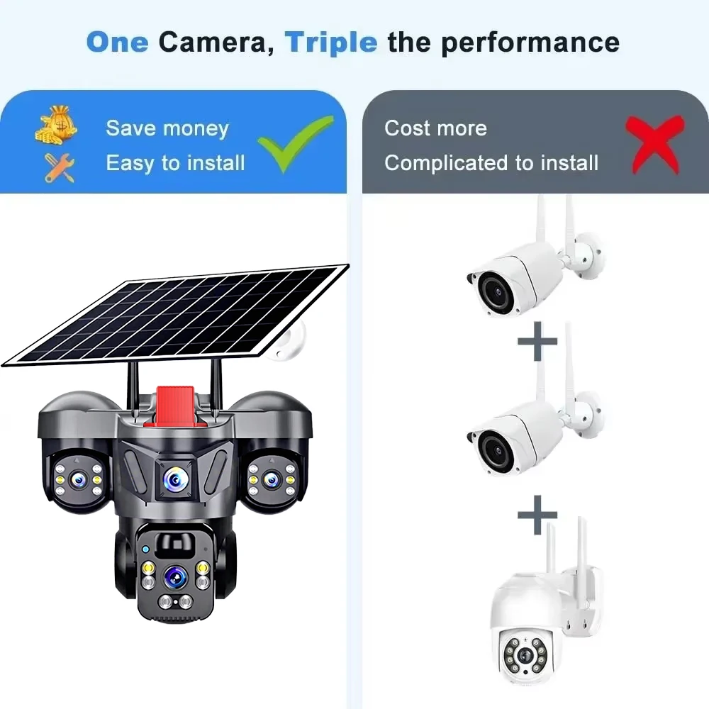KERUI V380 Pro Açık PTZ 6MP WI - Home Security Product incelemesi ve fiyatı