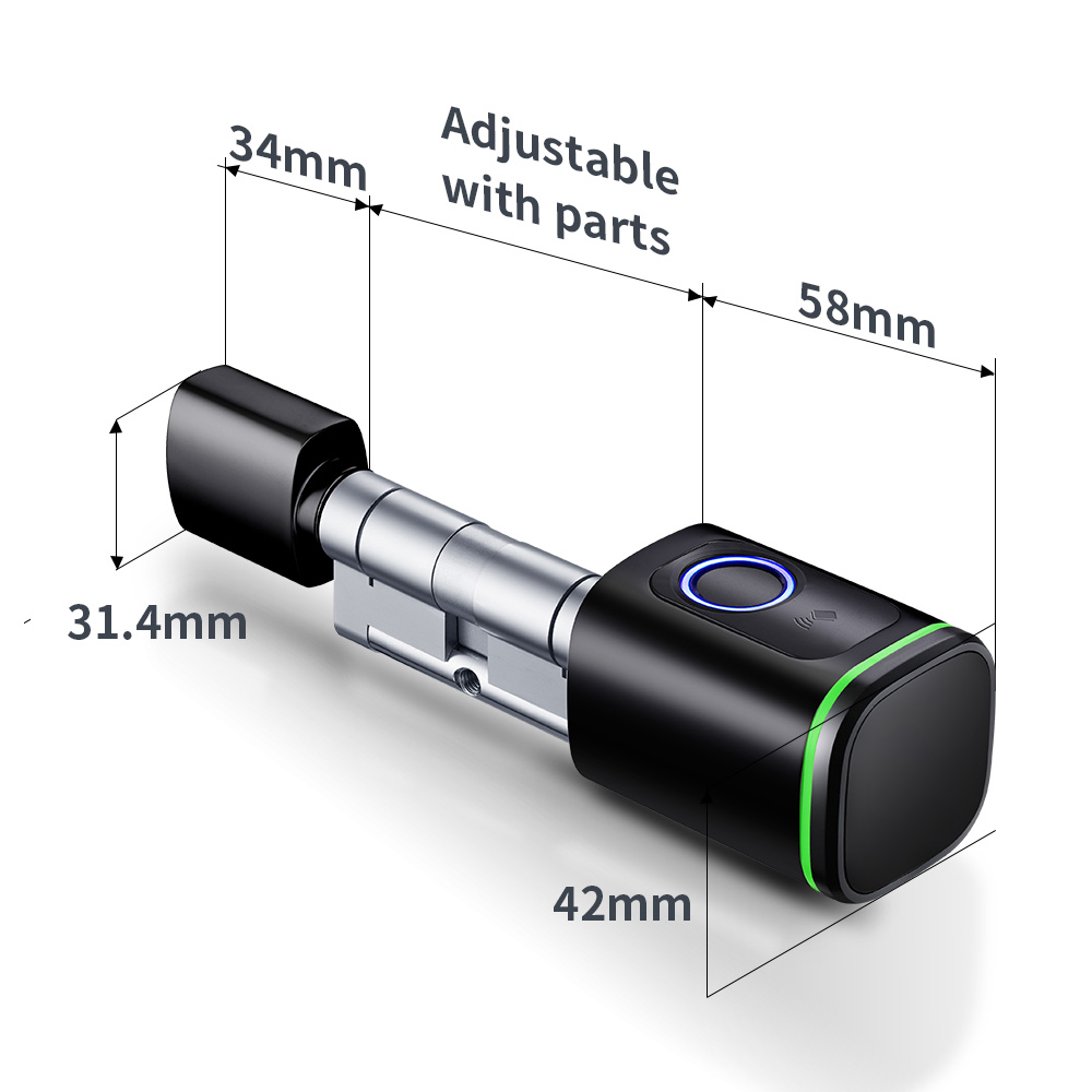 Akıllı Silindir Kilit Tuya 60- - Home Security Essential incelemesi ve fiyatı
